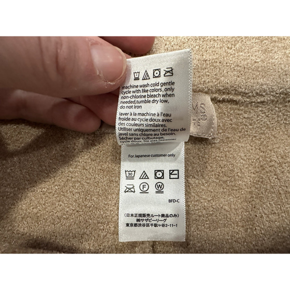 Barefoot Dreams Cozy Chic Ultra Lite Dropped Seam Jogger Pants Soft Camel Medium - Picture 6 of 8